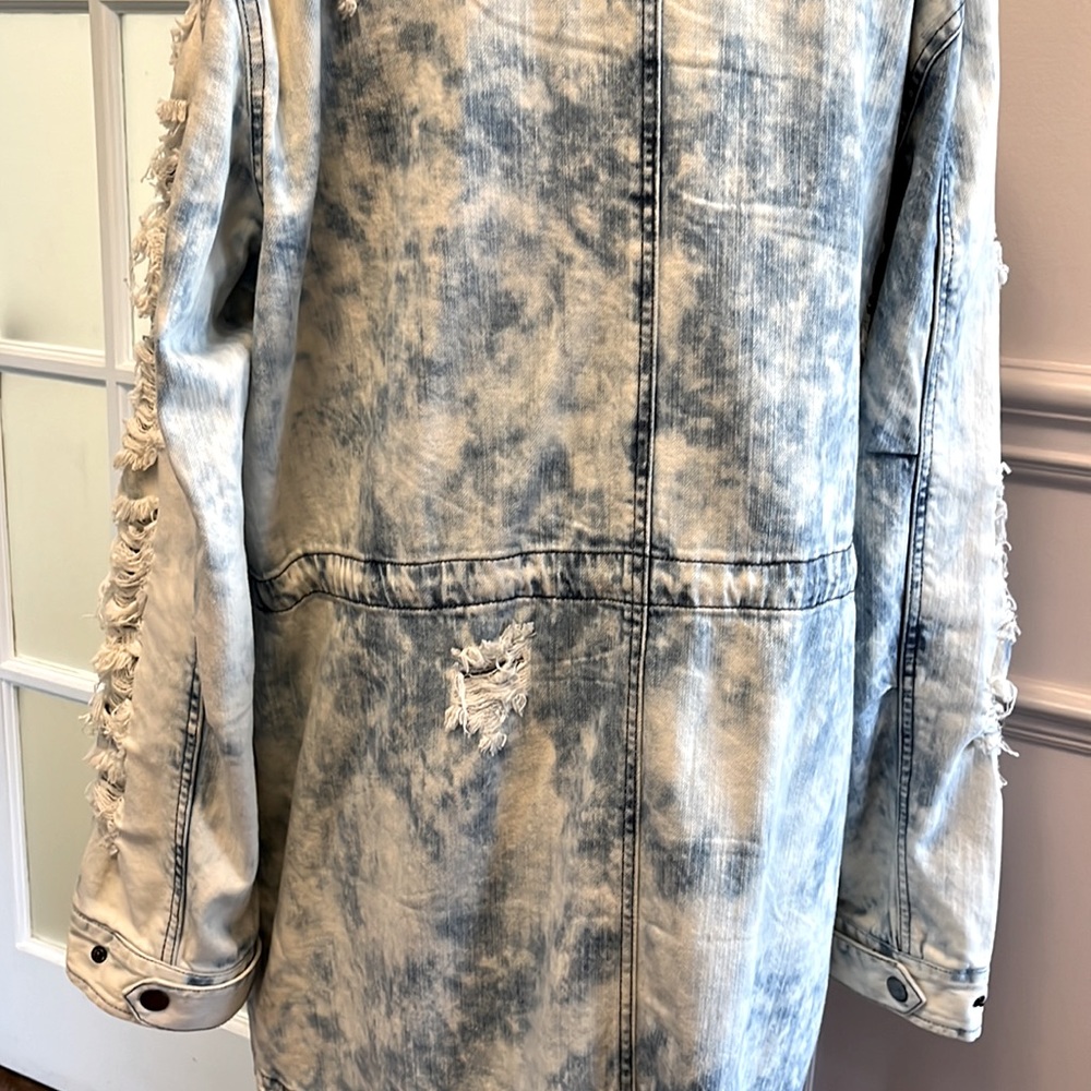Smoke Rise distressed denim jacket - Picture 7 of 12